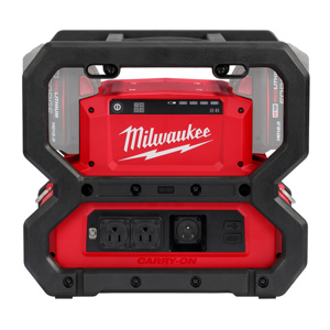 Milwaukee M18™ REDLITHIUM™ CARRY-ON™ Battery Charger / Power Supply Units 1800/3600 W 2 Port 3 Outlet 120 V Cordless M18™ Lithium-ion (Li-ion) Batteries