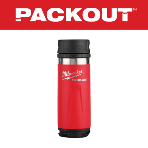 Milwaukee PACKOUT™ Insulated Bottles 18 oz Red