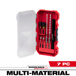Milwaukee Multi-material Drill Bit Sets Carbide Tipped