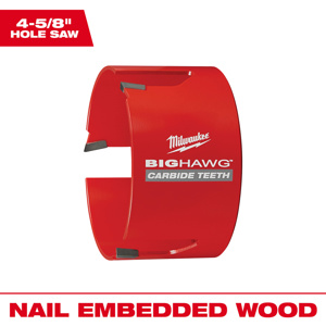 Milwaukee Hole Saws 4-5/8 in Carbide