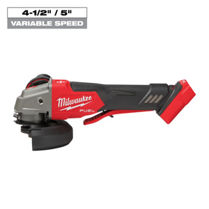 Milwaukee M18™ FUEL™ Variable Speed No-lock Braking Grinders 5 in Cordless Paddle Switch