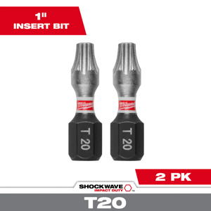 Milwaukee Impact Driver Insert Bits T20