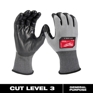 Milwaukee SMARTSWIPE™ Polyurethane-dipped Gloves Large Gray