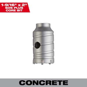 Milwaukee Core Bits 1-9/16 x 2 in Carbide Tipped