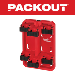 Milwaukee PACKOUT™ QUIK-LOK™ Tool Racks Polypropylene Red<multisep/>Black 7 x 9.5 x 14 in