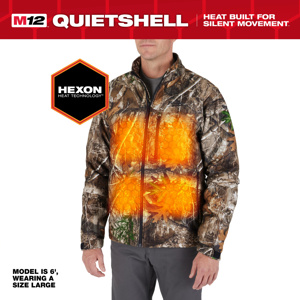 Milwaukee M12™ QUIETSHELL™ Realtree Xtra® Heated Jacket Kits Medium Camouflage