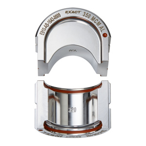 Milwaukee EXACT™ Crimping Tool Dies U Dies 350 kcmil 12 Ton Stainless Steel