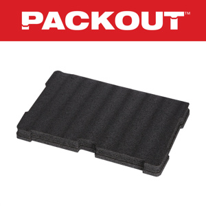 Milwaukee PACKOUT™ Customizable Foam Inserts 13.23 x 23.46 x 1.77 in Foam Gray