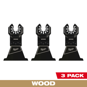 Milwaukee Oscillating Multi-tool Blades 3 Piece 2-1/2 in Cut Width