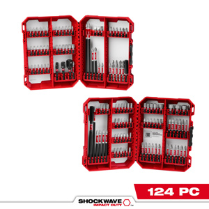 Milwaukee Impact Driver Bit Sets 124 Piece