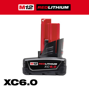 Milwaukee M12™ REDLITHIUM™ XC Batteries M12™ Lithium-ion (Li-ion) Batteries 6 Ah