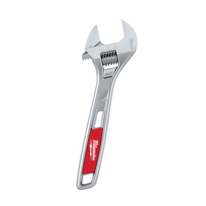 Milwaukee Adjustable Wrenches 9.21 in Chrome plated Red<multisep/>Silver