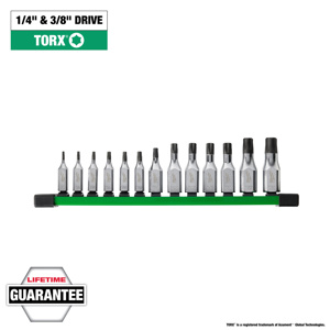 Milwaukee Torx® Drive Bit Socket Set 13 Piece SAE Not Magnetic