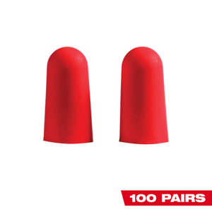 Milwaukee Earplugs Uncorded 32 dB NRR Foam