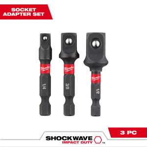 Milwaukee SHOCKWAVE™ Impact Duty™ Socket Adapter Sets 1.875 in