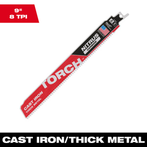 Milwaukee SAWZALL® Reciprocating Saw Blades 1 Piece 7 TPI 9 in Cast Iron