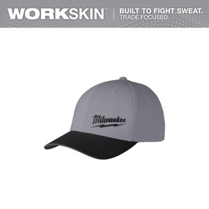 Milwaukee WORKSKIN™ Fitted Hats Large/XL Dark Gray