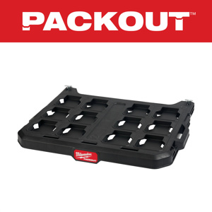 Milwaukee PACKOUT™ Racking Shelves 16.6 x 21 x 3.9 in Polypropylene Black