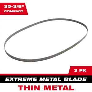 Milwaukee Extreme Thin Metal Bandsaw Blades 35-3/8 in Compact 12/14 TPI