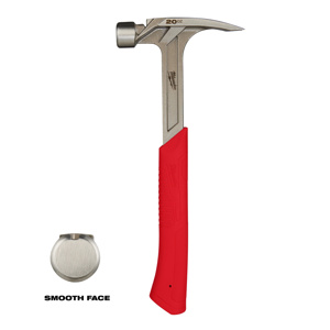 Milwaukee Claw Hammers 20 oz Smooth Face Rip Claw