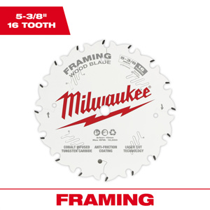 Milwaukee Circular Saw Blades 5-3/8 in 16 Tooth 1 Piece