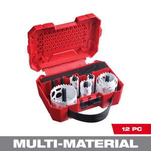 Milwaukee Hole Saw Sets 12 Piece 7/8 in - 2-5/8 in Carbide Tipped