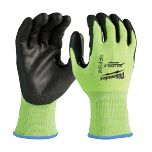 Milwaukee SMARTSWIPE™ Polyurethane-dipped Gloves XL High Visibility Yellow<multisep/>Yellow