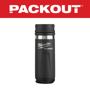 Milwaukee PACKOUT™ Insulated Bottles 18 oz Black