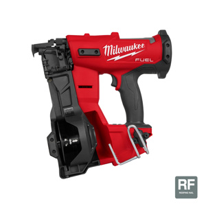 Milwaukee M18™ FUEL™ Coil Roofing Nailers Cordless 15 deg