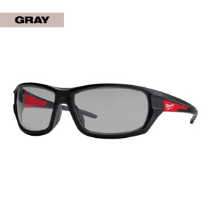 Milwaukee Safety Glasses Anti-fog, Anti-scratch Smoke Black/Red
