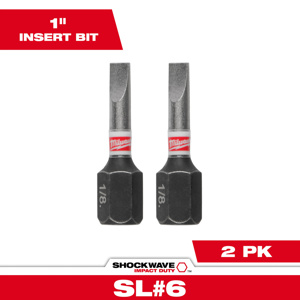 Milwaukee Impact Driver Insert Bits 1/8 in