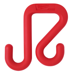 Milwaukee Bucket Hooks 2 in High Density Polyethylene Red