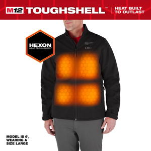 Milwaukee M12™ TOUGHSHELL™ Heated Jacket Kits XL Black