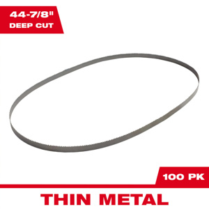 Milwaukee Thin Metal Portable Bandsaw Blades