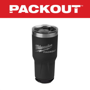 Milwaukee PACKOUT™ Tumblers 30 oz 4.1 in W x 8 in L x 4 in H Black