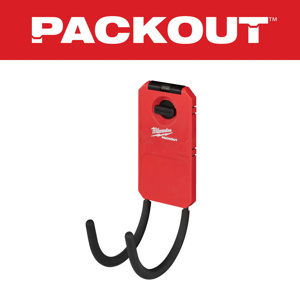 Milwaukee PACKOUT™ Tool Storage Hooks 6 in Polypropylene Red<multisep/>Black