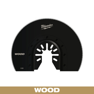 Milwaukee Oscillating Multi-tool Blades 1 Piece 3-1/2 in Wood
