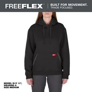 Milwaukee FREEFLEX™ Midweight Pullover Hoodies Large Black Womens