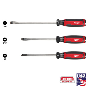 Milwaukee Phillips Tip Demolition Screwdrivers #2 6 in Not Magnetic Manual