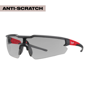 Milwaukee Safety Glasses Anti-scratch Gray Black/Red