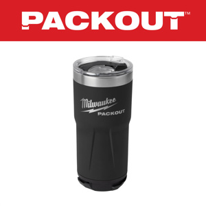Milwaukee PACKOUT™ Tumblers 20 oz 3.6 in W x 7 in L x 3.5 in H Black