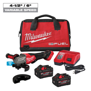 Milwaukee M18™ FUEL™ No-lock Braking Grinder Kits 6 in Cordless Paddle Switch