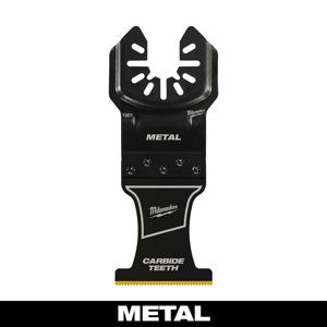 Milwaukee Oscillating Multi-tool Blades 1 Piece 1-3/8 Cut Width x  1-1/2 in Plunge Depth Metal
