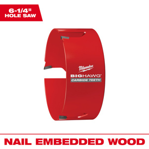 Milwaukee Hole Saws 6-1/4 in Carbide