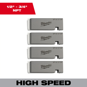 Milwaukee High Speed NPT Universal Pipe Threading Dies