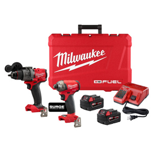 Milwaukee M18™ FUEL™ 2-Tool Combination Kits 2 Piece 1/2 in Hammer Drill/Driver, 1/4 in Hex Hydraulic Driver Cordless