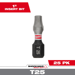 Milwaukee Impact Driver Insert Bits T25