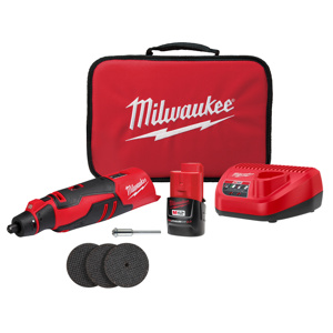 Milwaukee M12™ Rotary Tool Kits Cordless Straight