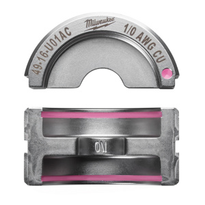 Milwaukee M18™ FORCE LOGIC™ Crimping Tool Dies U Dies 1/0 AWG 6 Ton Stainless Steel