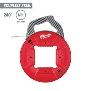Milwaukee Fish Tapes 240 ft Plastic,Stainless Steel Manual